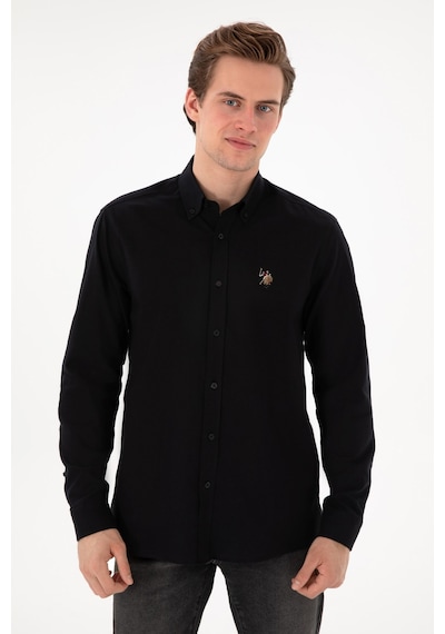 U.S. Polo Assn. Us. Polo Assn. Erkek Gömlek 50298000-vr046 Siyah
