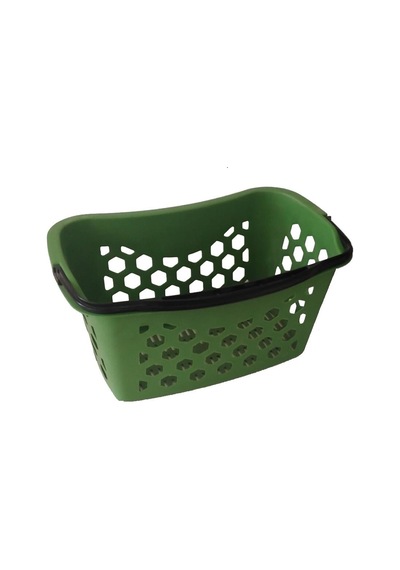 Fasulye Tipi Plastik Alışveriş Sepeti - Market El Sepeti