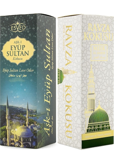 Esved Medine Ravza Kokusu + Eyüp Sultan Kokusu Sprey 400 ML