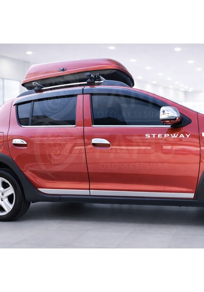 Dacia Sandero Stepway Krom Cam Çıtası Seti 4 Prç. 2012-2020