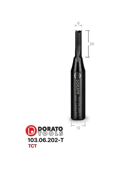 Dorato 6x20mm Titanyum Kaplı Cnc, Freze Ucu