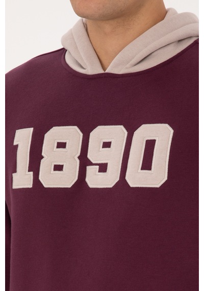 U.s. Polo Assn. Erkek Plum Sweatshirt 50316359-vr177 New Plum