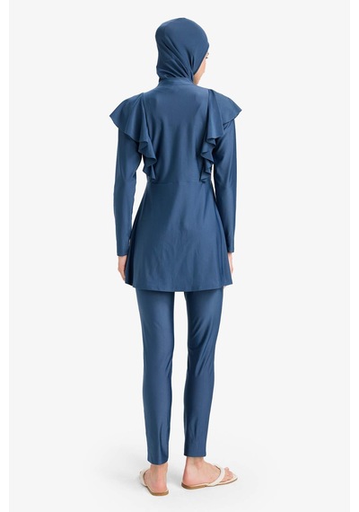 DeFacto Regular Fit 5'li Hızlı Kuruyan Burkini Takımı E7999AX25HSNV241