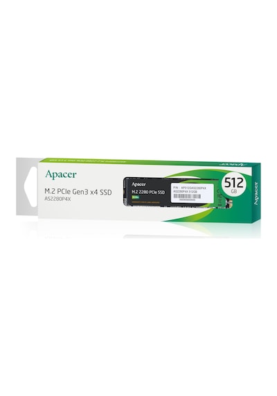 Apacer AP512GAS2280P4X-1 512 GB M.2 PCIe NVMe Gen3 SSD