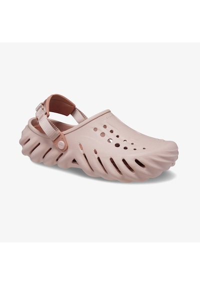 Crocs Echo Kadın Pembe Terlik Düz 207937 PEMBE Pembe