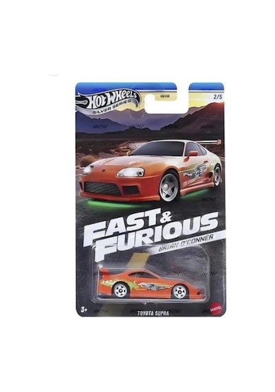 Hot Wheels Toyota Supra Fast & Furious Silver Series Oyuncak Araba Çok Renkli