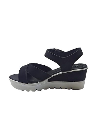 Cem Pekşen Polris Siyah Yüksek Topuklu Comfort Sandalet