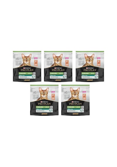 Pro Plan Proplan Sterilised Kısırlaştırılmış Somonlu Kedi Maması 2 Kg 5 Adet 400 Gr