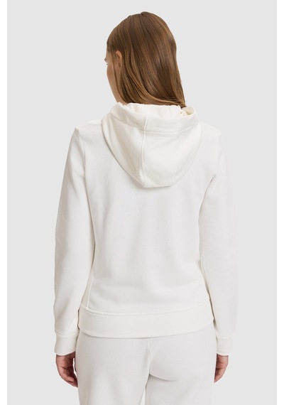 U.S. Polo Assn. Kadın Krem Basic Sweatshirt 50326801-vr256 İnci