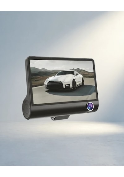 Geniş Açı Çift Lens Araç Kamerası 1080p G Sensörlü