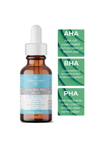 Doğal Eczane Aha+bha+pha Leke Gidermeye Yardımcı Ve Yenileyici Cilt Serumu 30 Ml