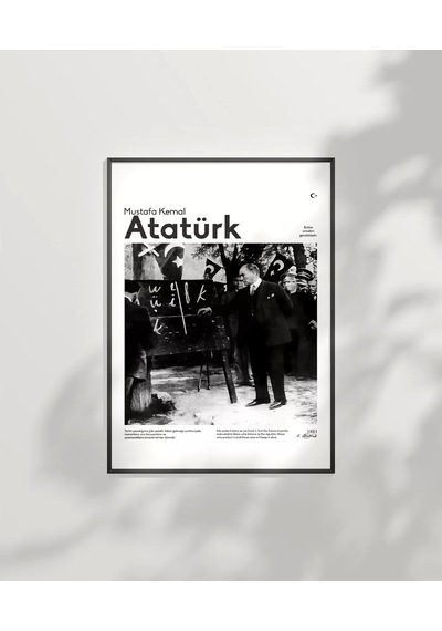 Çerçevesiz Poster Harf Devrimi