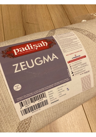 Padişah Haşı Zeugma Akrilik Çökmeli 200x290 +ince Halı