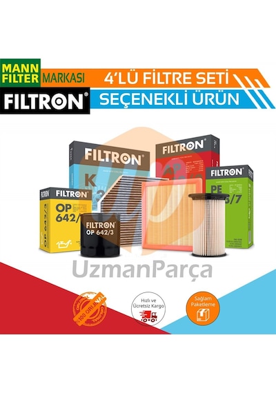 Vw Passat B5.5 1.8T Mann Filtron Filtre Bakım Seti 2001-2005