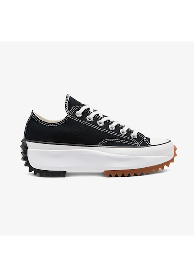 Converse Run Star Hike Canvas Platform Unisex Sneaker-siyah Siyah