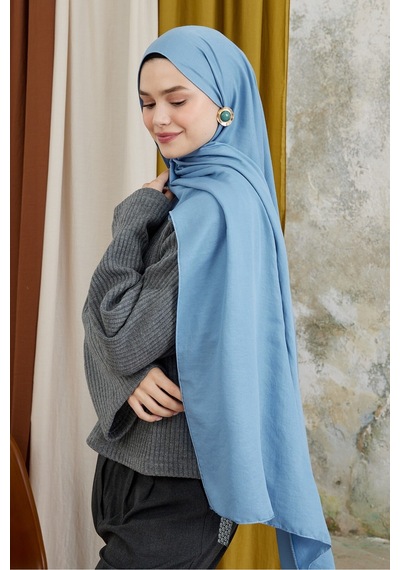 Moda Kaşmir Modal Şal Serisi Mavi