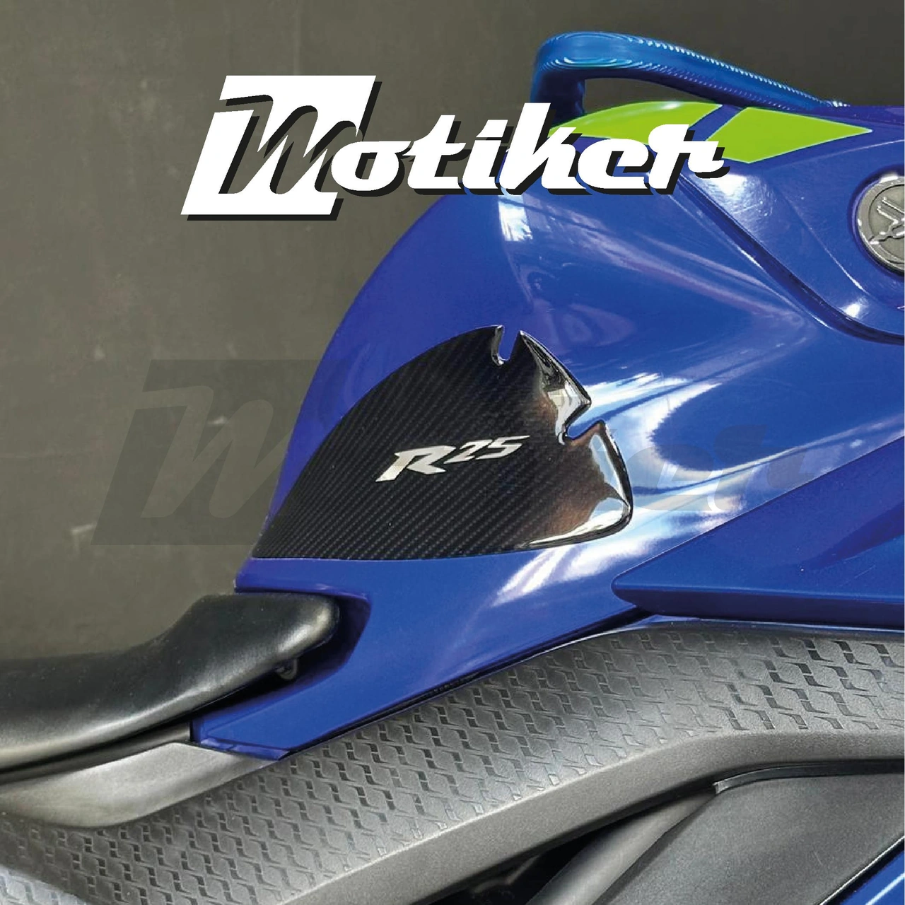 Yamaha Yzf-r25 Tankpad 2019-2024 Karbon Damla Sticker Etiket Mode