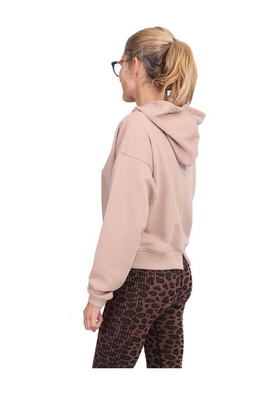 Inguz Kapüşonlu Hoodie Bej