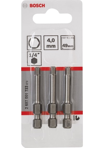 Bosch Extra Hard HEX4x49 mm 3'lü - 2607001733