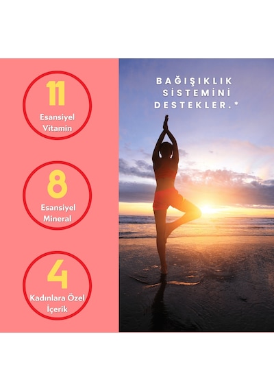 Multivitamin For Women 30 Bitkisel Kapsül Multivitamin For Women 30 Bitkisel Kapsül