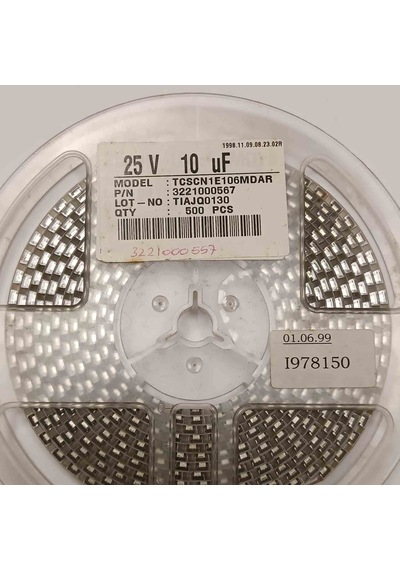 Tcscn1e106mdar 10mf 25v D Kondansatör 40 Adet