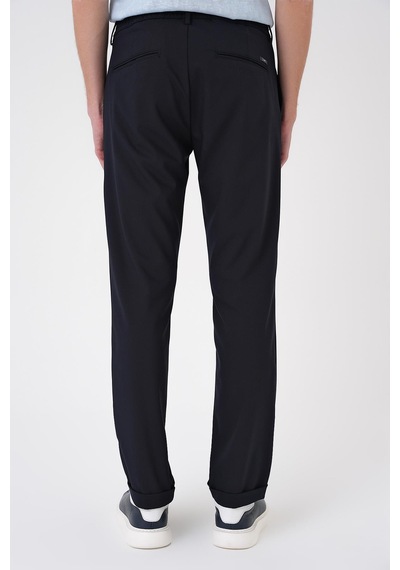 Efor Comfort Fit Beli Lastikli Lacivert Jogger Pantolon P 1185 Lacivert