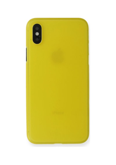 Newface - 552 - İphone X Kılıf Pp Ultra İnce Kapak - Kmrsfres - - Sarı
