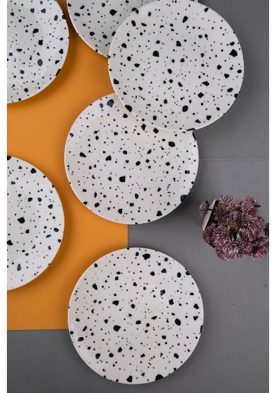 Tabak Evi Porselen Sidereal Pasta Tabağı 19,50cm Sd1 6 Kişilik 6 Parça Çok Renkli