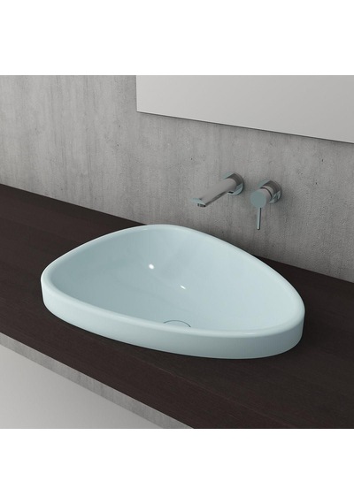 Bocchi Etna Tezgah Üstü Lavabo 58 CM Mat Buz Mavi 1112-029-0125