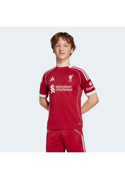 Adidas Liverpool Fc 25-26 İç Saha Çocuk Kırmızı Futbol Forması Jv6436 Kırmızı