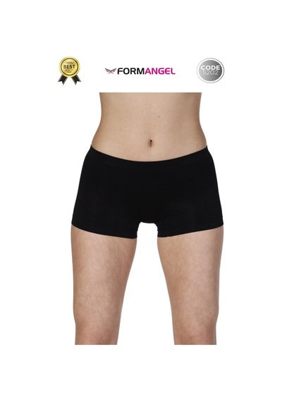 Kadınboxer Toparlayıcı Şekillendirici Seamless Kaymaz Kadın Dikişsiz Boxer İç Çamaşırı - 1 Adet Siyah