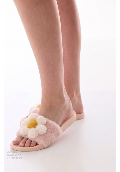Penti Açık Pembe Daisy Dream Çiçekli Terlik Soft Pınk