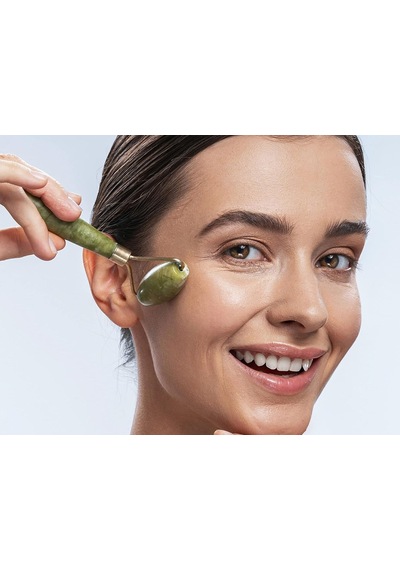 Beper C301abe101 Gua Sha Yeşim Taşında Jade Roller &amp Gua Sha Masaj Aleti, Yüz Ve Vücut Masaj, Rahatlatıcı, Mo