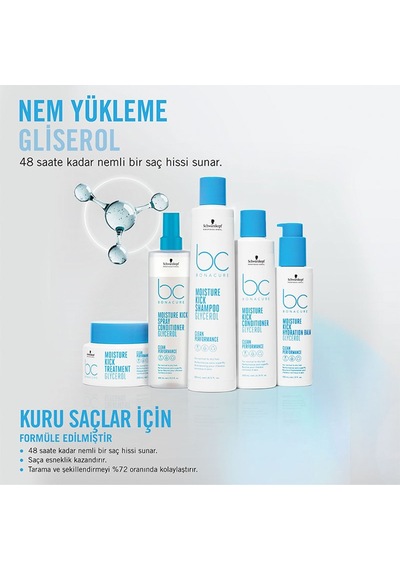 Bc Bonacure Moisture Kick Kuru Ve Susuz Saçlara Kadar Saçı Arındırıp Nemlendirici Şampuan 250ml/