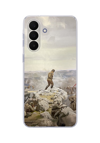 Samsung Galaxy A27 Uyumlu Cephede Komutan Bağımsızlık Atatürk Baskılı Silikon Kılıf Renkli