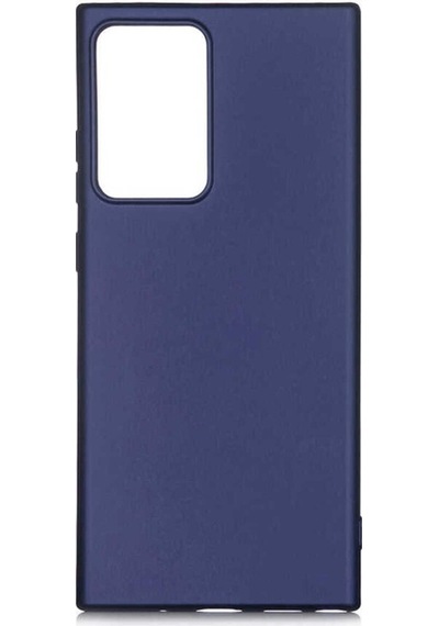 Galaxy Note 20 Ultra Kılıf Zore Premier Silikon Kapak Lacivert