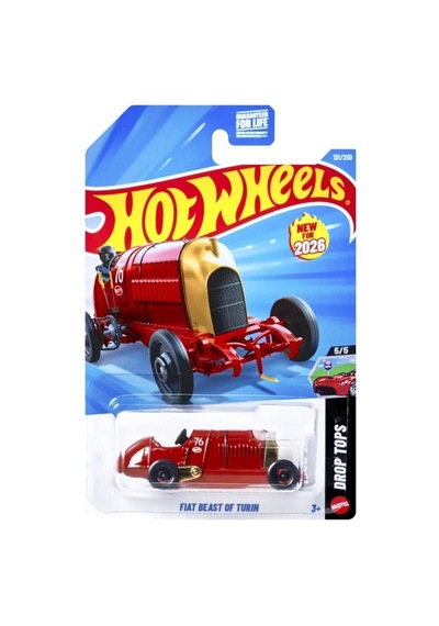 Hot Wheels Tekli Arabalar Fiat Beast Of Turin - Jjh48 Kısa Kart Çok Renkli