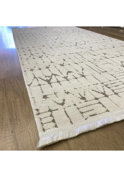 Hoom Rugs Terrace 8204 Beyaz Hav Toz Vermez Dekoratif Kilim