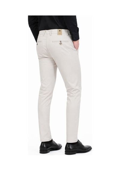Amaro Erkek Silim Fit Kanvas Pantolon Kalıp Yazlık Bgl-st05394 Taş