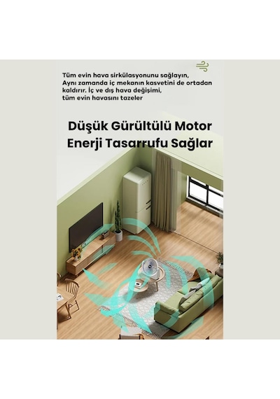 Coofbe Taşınabilir Hız Ayarlı Serenity Sessiz 1200 Mah Şarjlı Masaüstü Vantilatör Ev Ofis Vantilatör
