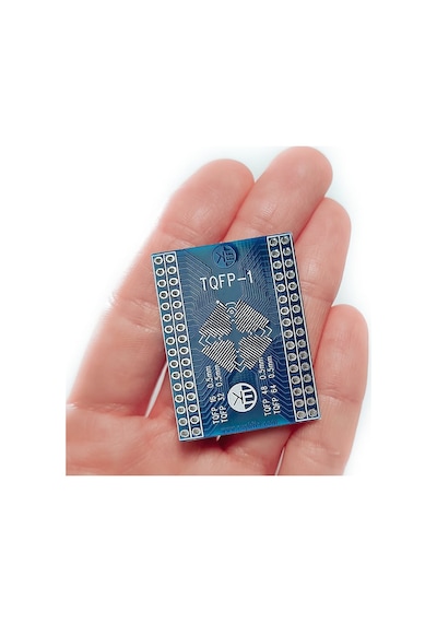 Tqfp-1 0.5Mm Smd Dip Çevirici Pcb Tqfp16 Tqfp32 Tqfp48 Tqfp64