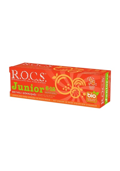 Junior Diş Macunu 6-12 Yaş 60 Ml Meyveli Gökkuşağı Ağız Kokusu Önleyici