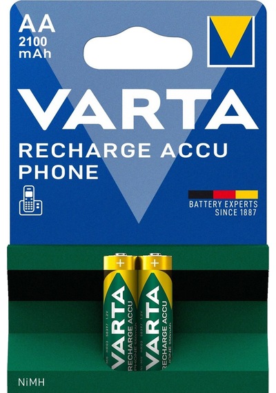 Varta 2100 mAh Ni-MH AA Şarj Edilebilir Kalem Pil 2'li