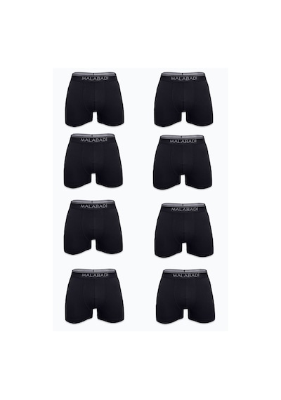 Malabadi Erkek Siyah 8 Li Premium Collection Modal Boxer 8m252 Siyah