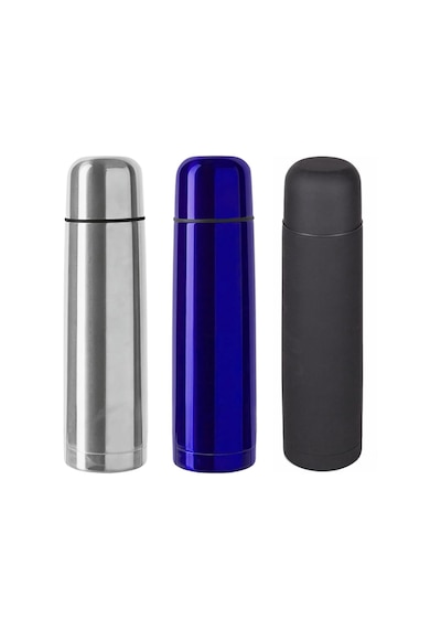 Kırmızı Paslanmaz Çelik Termos 450ml Çok Renkli