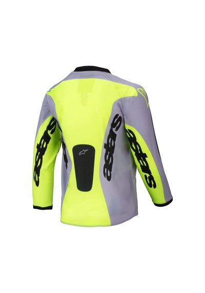 Alpinestars Kids Racer Veil Çocuk Off-road Jerseyi Gri Sarı Siyah