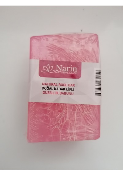 Narin Doğal Kabak Lifli Gül Özlü Güzellik Sabunu 110 G