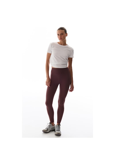 Penti Kahverengi Back V Kesim Soft Feel Yumuşak Dokulu Yüksek Bel Tayt Bn83