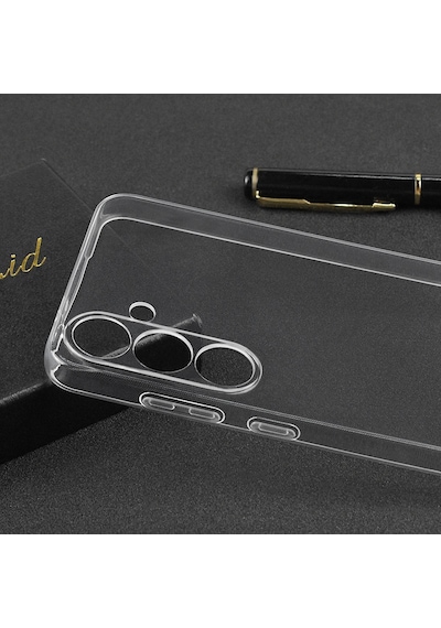 Noktaks - Galaxy S25 Uyumlu - Kılıf Şeffaf Soft Slim Fitt Süper Silikon Kapak - Şeffaf