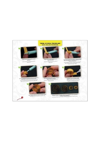 Quilling - Art Craft Series 4-8 Yaş- Tüzder Yayınları